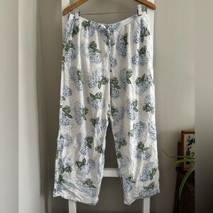 Piyama Hydrangea Blue Pajama Pants